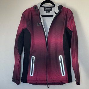 Mossi Fuchsia Adrenaline Rain Jacket Large Riding Coat Windbreaker Dirt Bikes